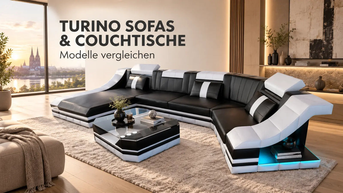 Turino Sofas und Couchtische – moderne Wohnlandschaft aus dem Sofa Dreams Sortiment