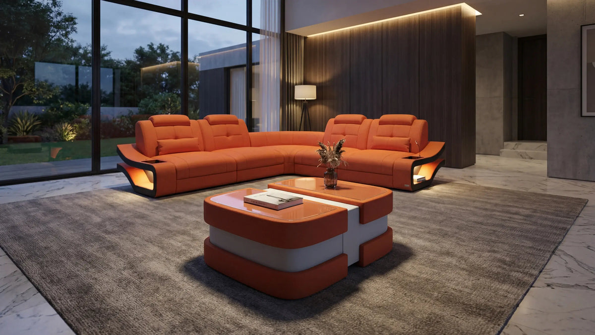 Wohnzimmertische für Leder-Sofas
