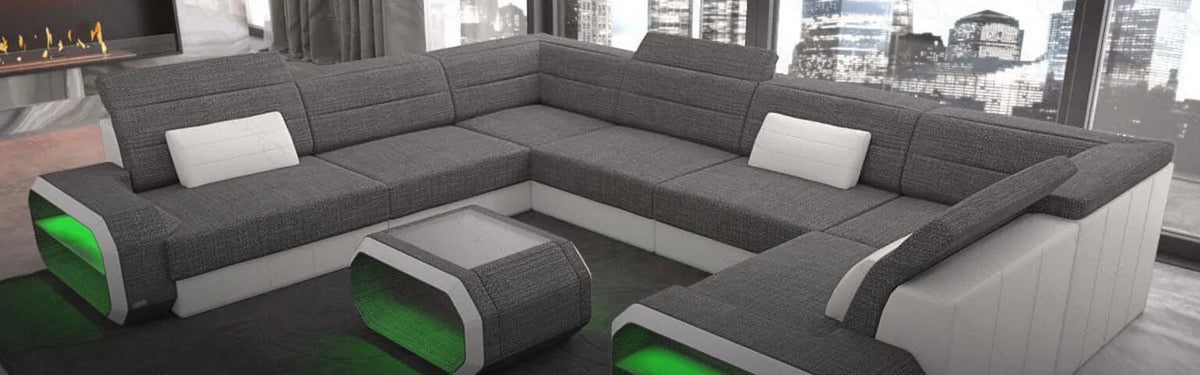 Ecksofa mit LED kaufen