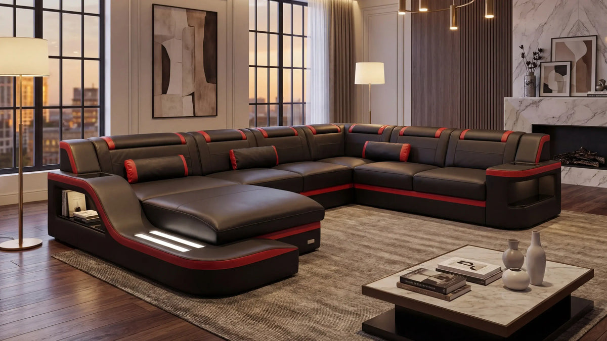 Leder-Sofas sofort lieferbar