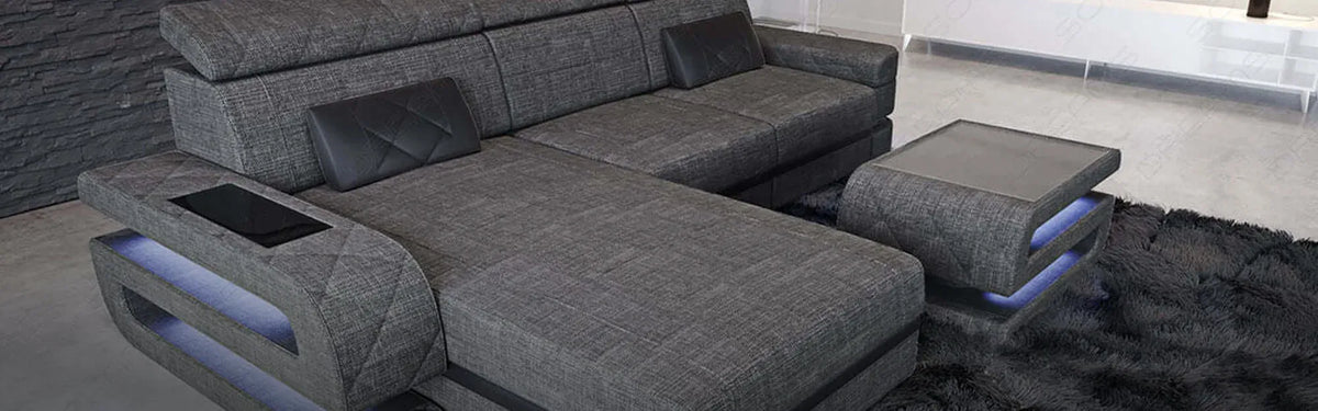 Wohnlandschaft grau kaufen