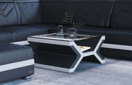 Couchtisch Napoli Eleganz in Leder