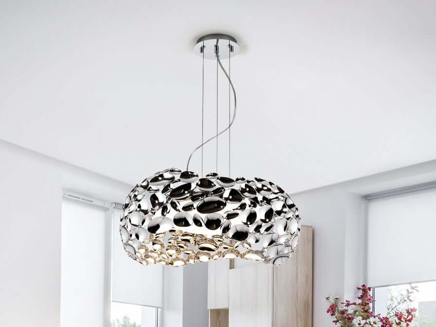 Hängelampe Narisa – Modernes Chrom-Design für Wohnzimmer - Bild 1