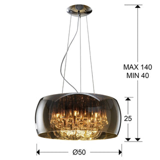 Hängeleuchte Argos 50 - Elegante Deckenlampe - Nein - Ansicht 3