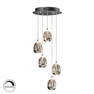 Hängelampe Rocio Chrom – Modernes Design - Ansicht 1