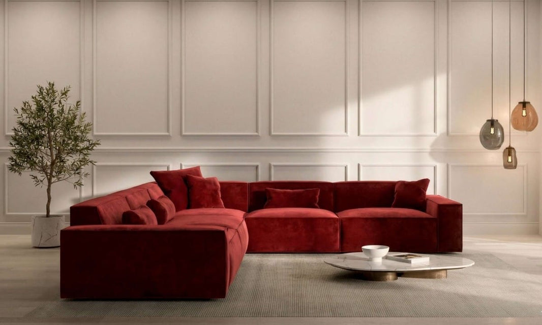 Ecksofa Formenta L-Form aus Stoff