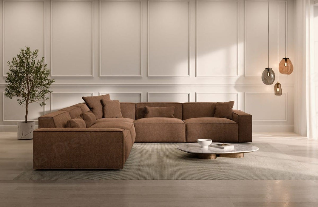 Ecksofa Formenta L-Form aus Stoff