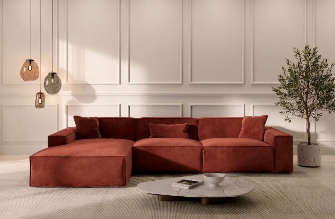 Stoff Ecksofa Formenta L-Form