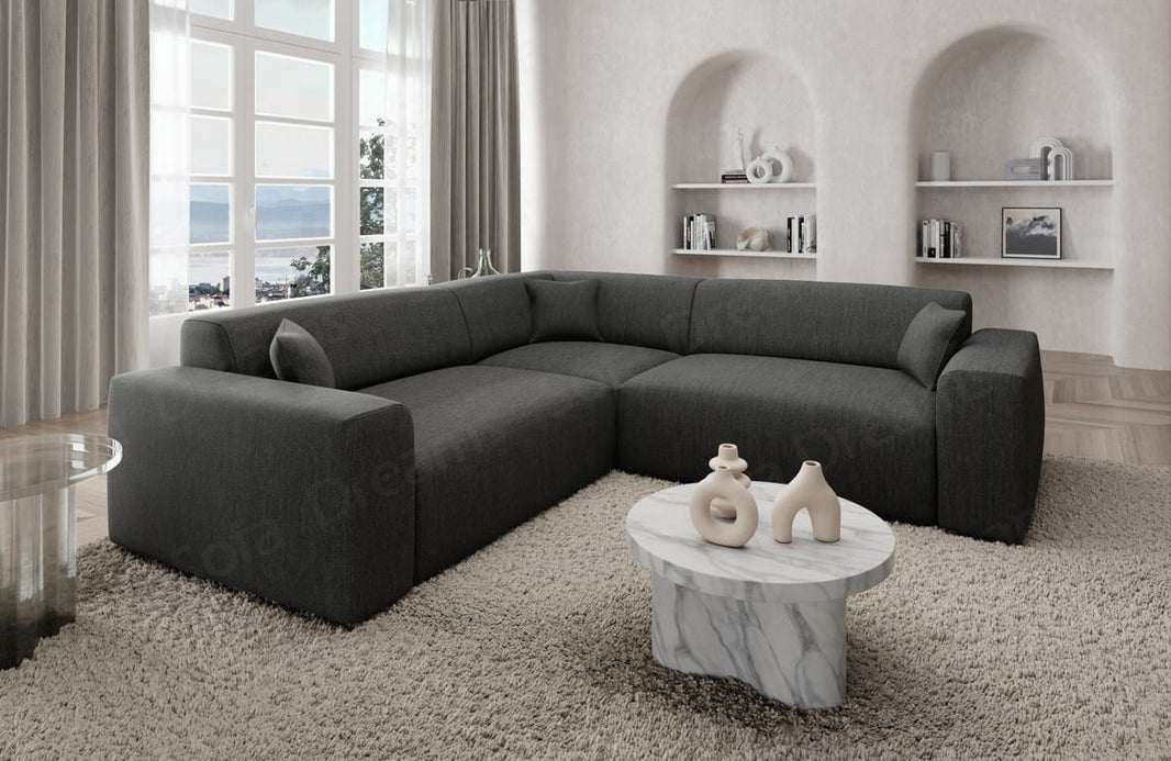 Ecksofa Mallorca L-Form aus Stoff