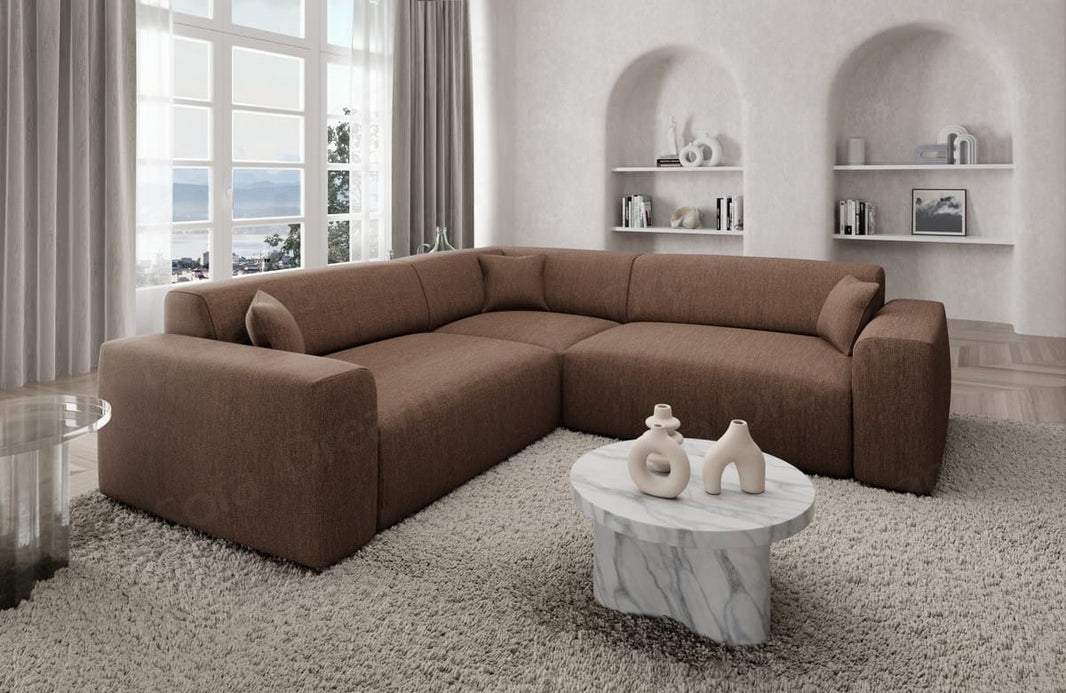 Ecksofa Mallorca L-Form aus Stoff