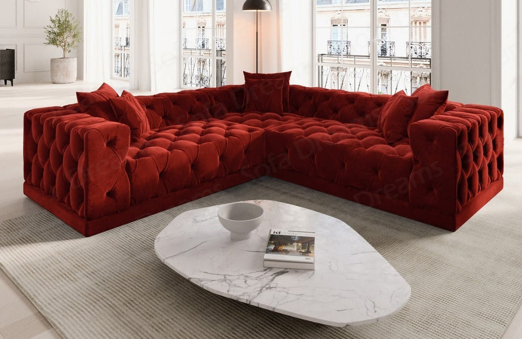 Ecksofa Palma L-Form aus Stoff