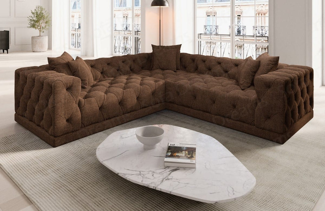 Ecksofa Palma L-Form aus Stoff
