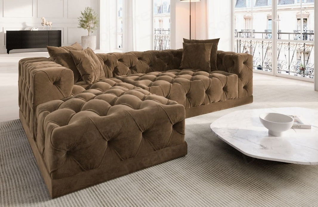 Stoff Ecksofa Palma L-Form