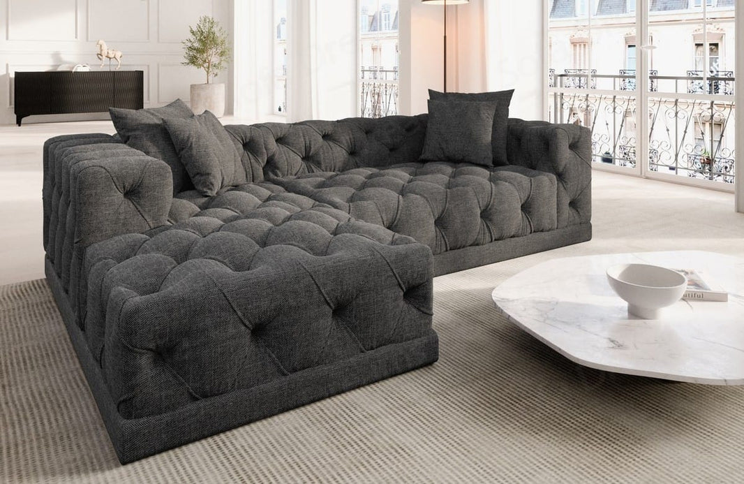Stoff Ecksofa Palma L-Form