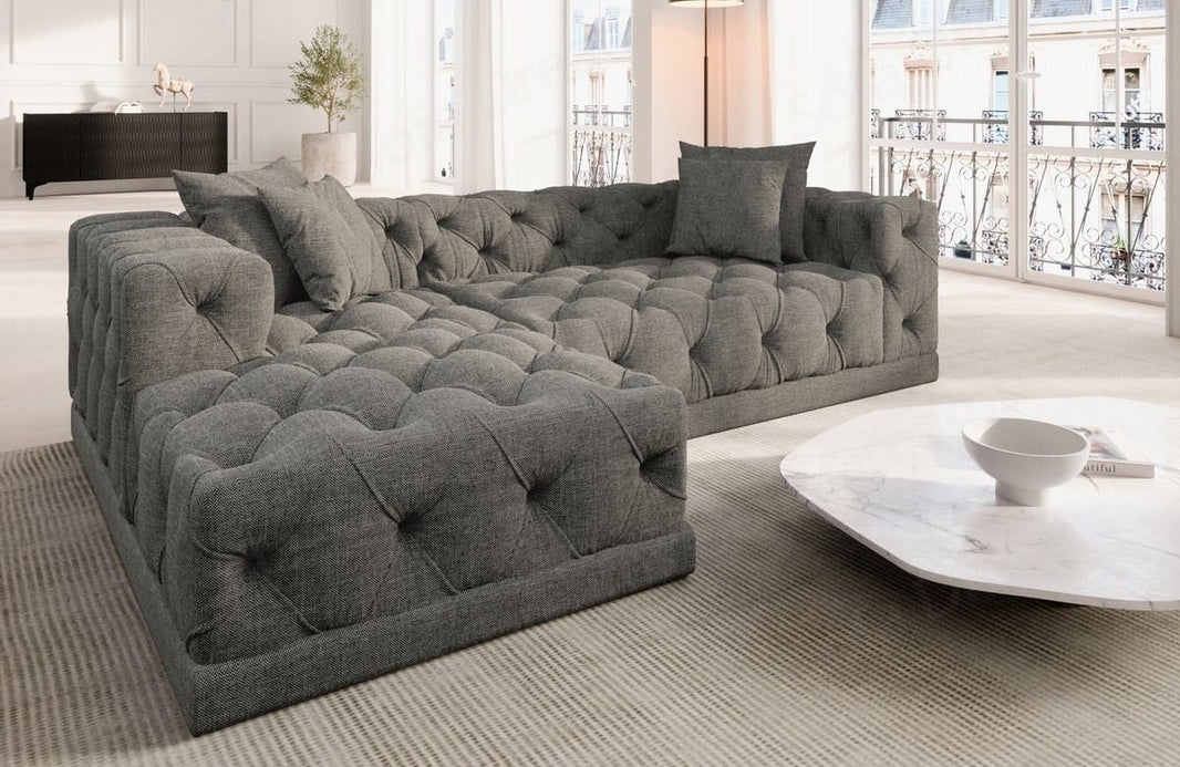 Stoff Ecksofa Palma L-Form