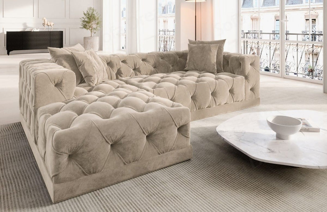 Stoff Ecksofa Palma L-Form