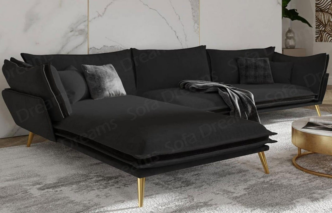 Stoff Ecksofa Lobos L-Form