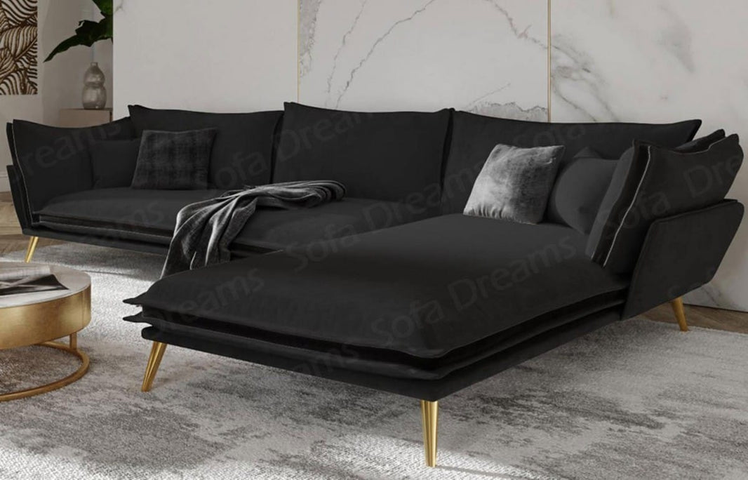 Stoff Ecksofa Lobos L-Form