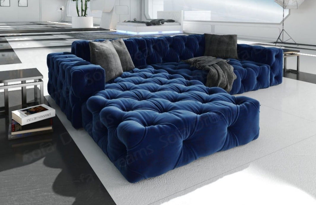 Ecksofa Menorca L-Form aus Stoff