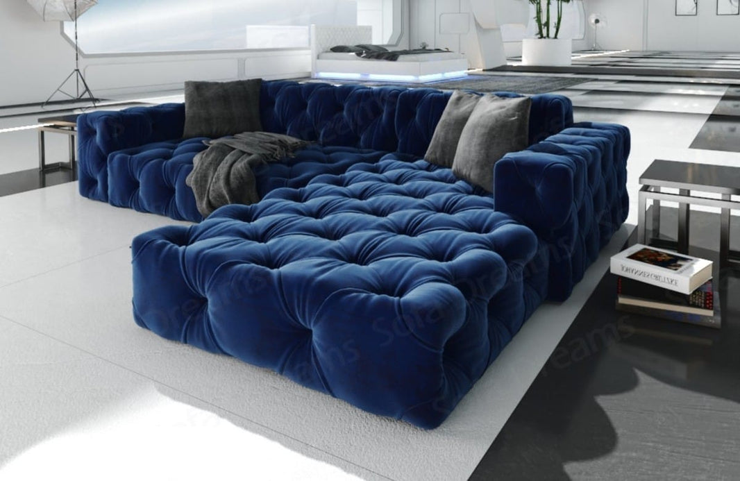 Ecksofa Menorca L-Form aus Stoff