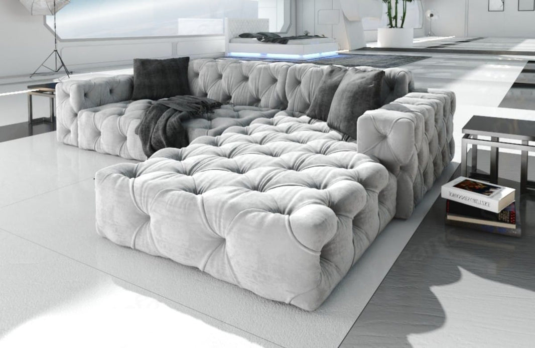 Ecksofa Menorca L-Form aus Stoff