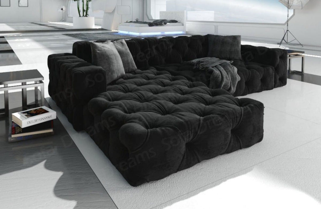 Ecksofa Menorca L-Form aus Stoff
