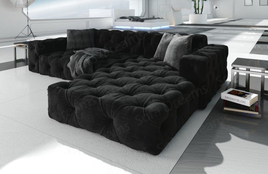 Ecksofa Menorca L-Form aus Stoff