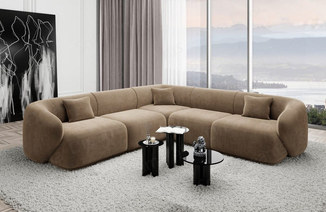 Stoff Ecksofa Marbella L-Form