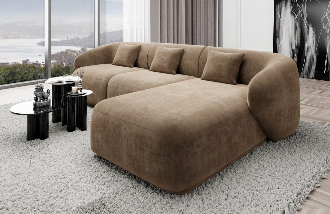 Ecksofa Marbella L-Form aus Stoff