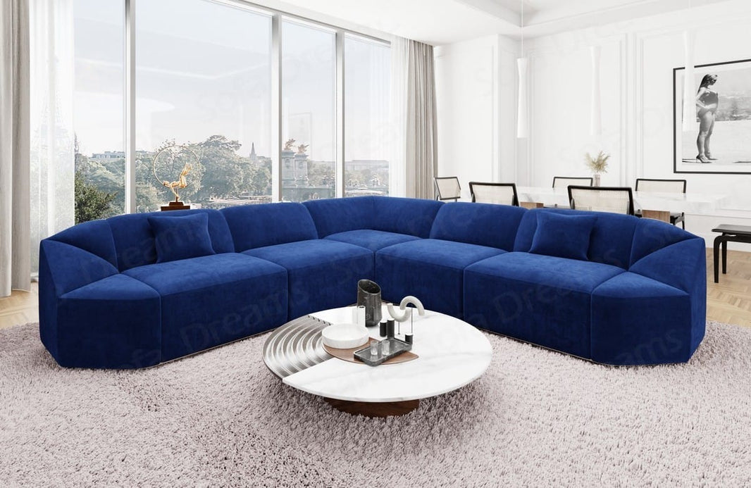 Stoff Ecksofa Cabrera L-Form