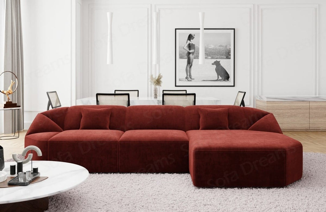 Stoff Ecksofa Cabrera L-Form Kurz