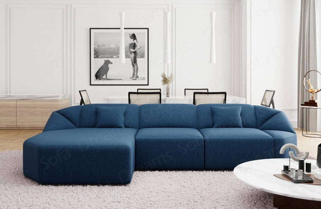 Stoff Ecksofa Cabrera L-Form Kurz