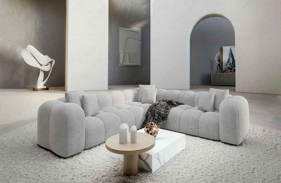 Ecksofa Formentera L-Form aus Stoff