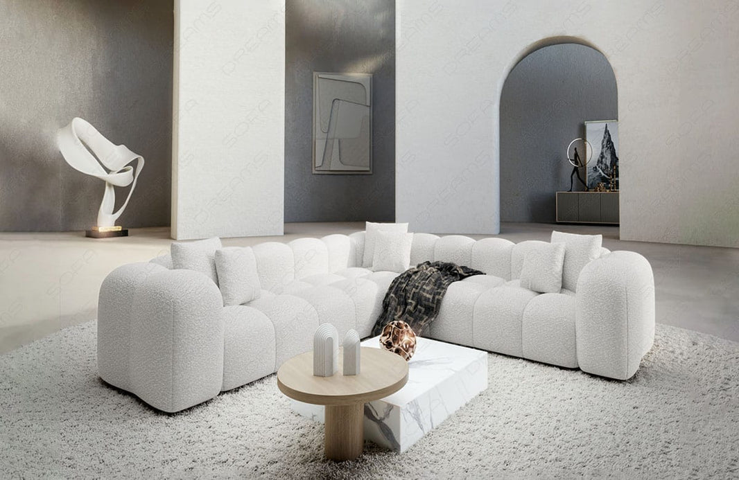 Ecksofa Formentera L-Form aus Stoff