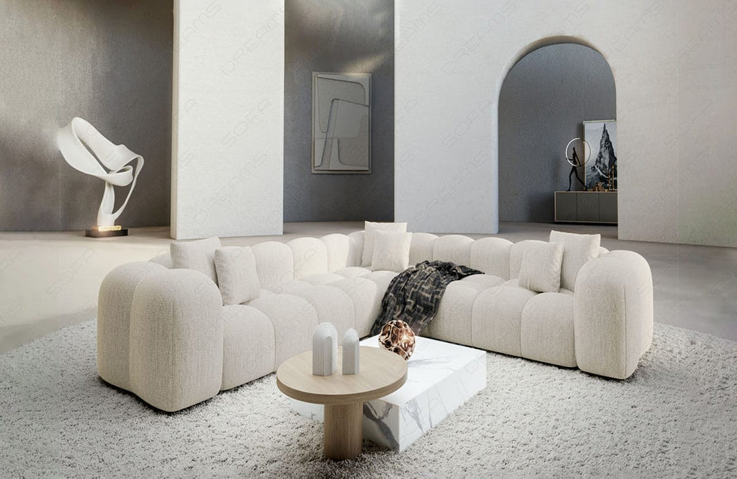 Ecksofa Formentera L-Form aus Stoff