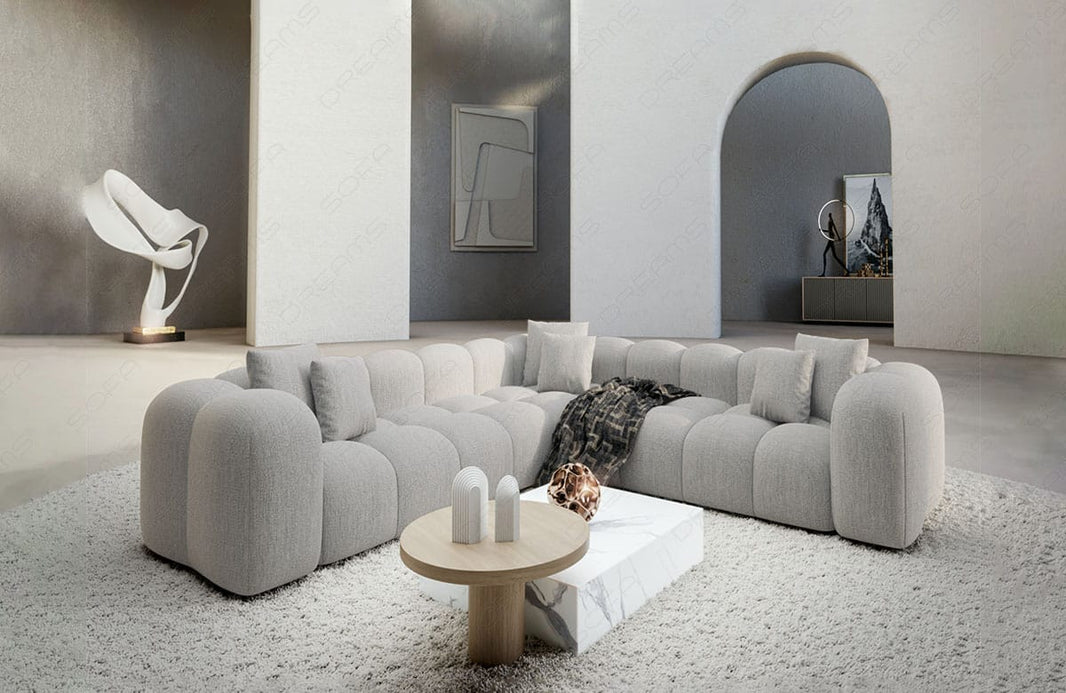 Ecksofa Formentera L-Form aus Stoff