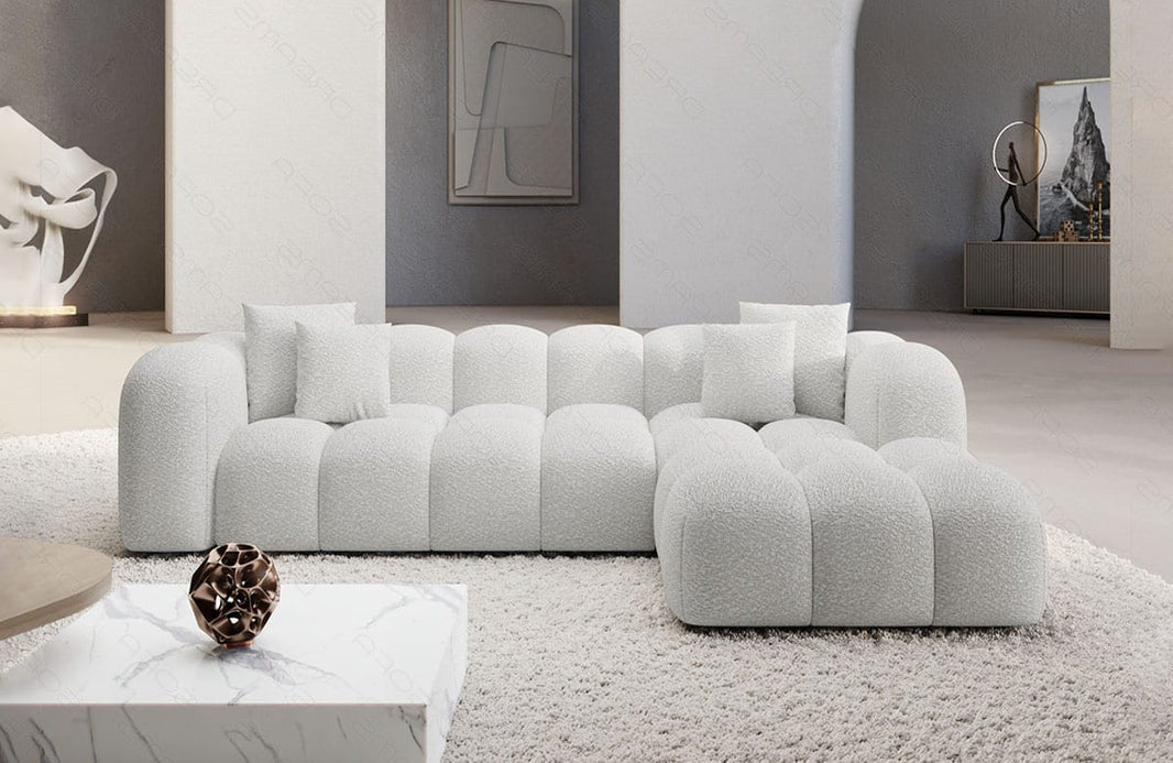 Stoff Ecksofa Formentera L-Form
