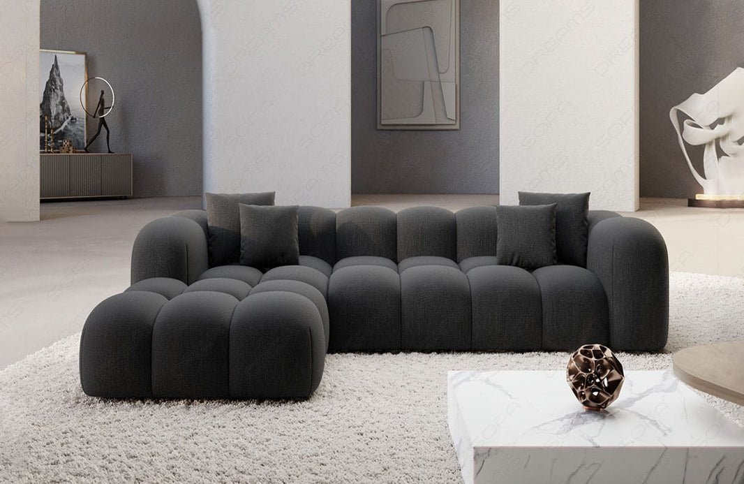 Stoff Ecksofa Formentera L-Form