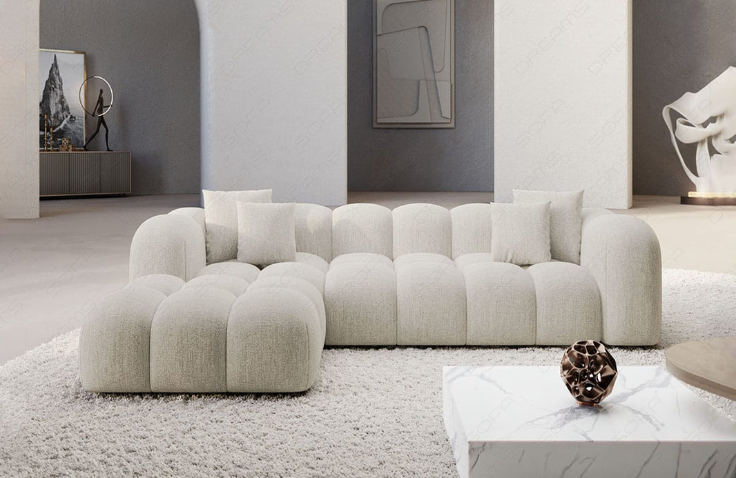 Stoff Ecksofa Formentera L-Form
