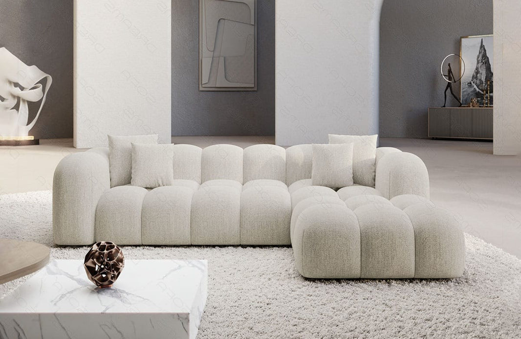 Stoff Ecksofa Formentera L-Form