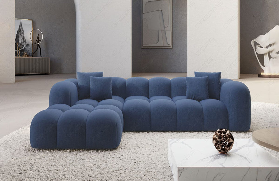 Stoff Ecksofa Formentera L-Form