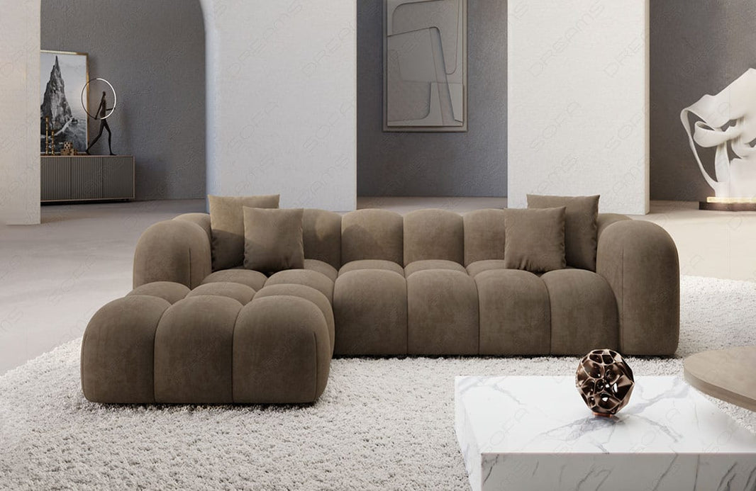 Stoff Ecksofa Formentera L-Form
