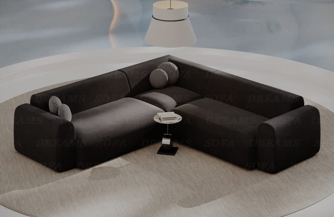 Ecksofa Cortegada L-Form aus Stoff