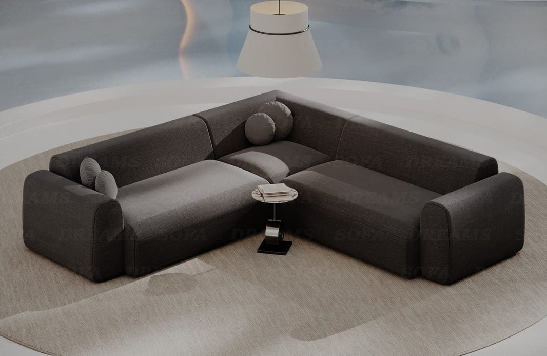 Ecksofa Cortegada L-Form aus Stoff