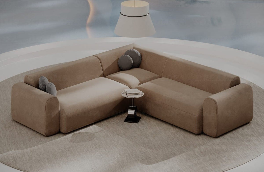 Ecksofa Cortegada L-Form aus Stoff