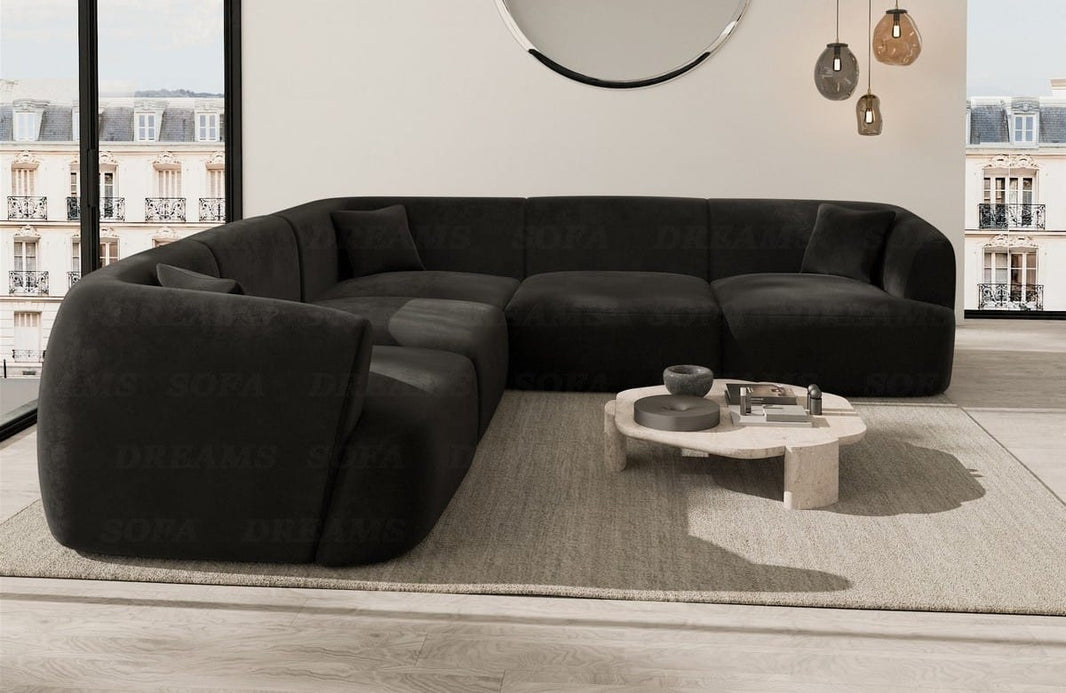 Stoff Ecksofa Tabarca L-Form