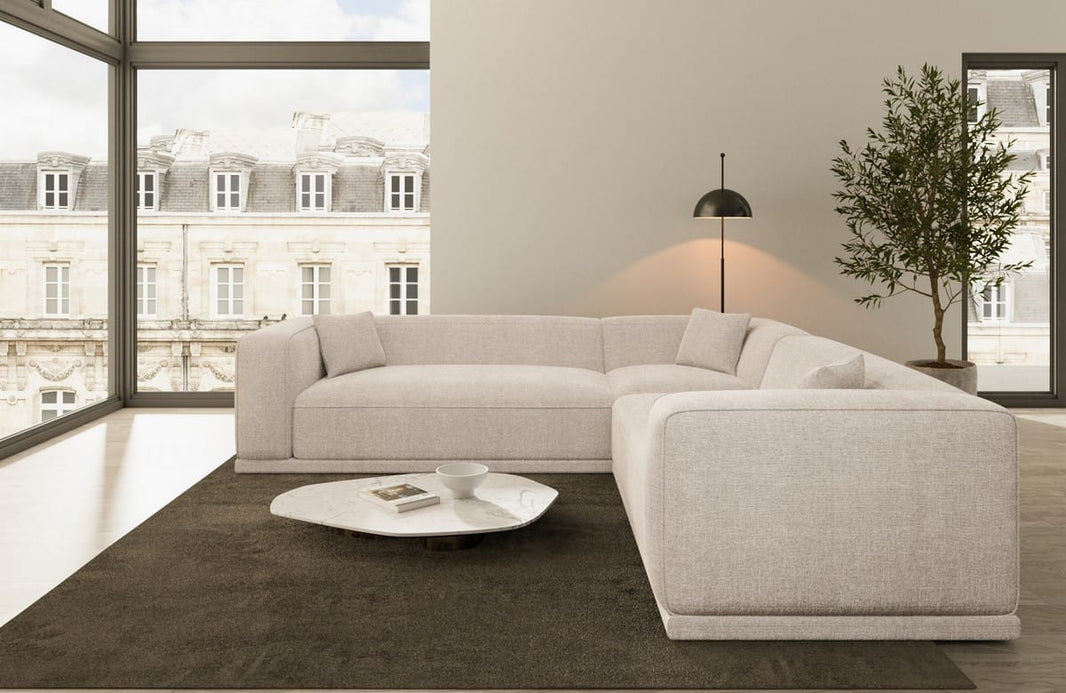 Stoff Ecksofa Merida L-Form