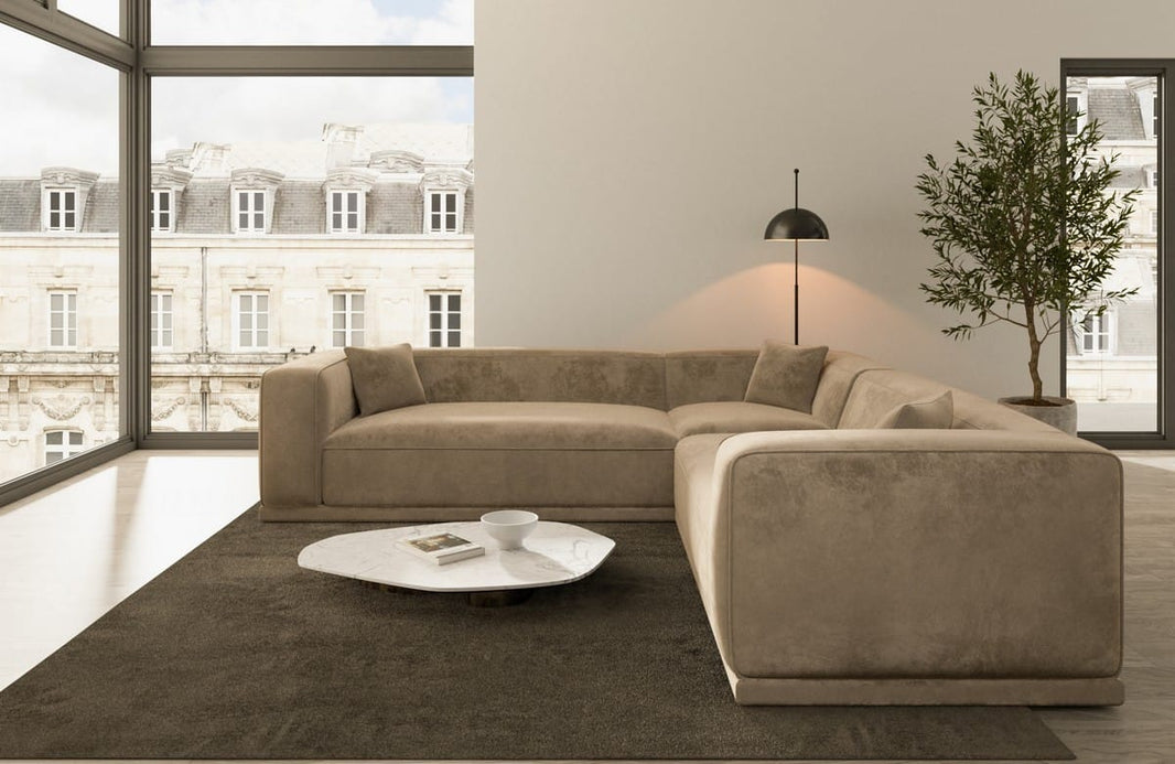 Stoff Ecksofa Merida L-Form