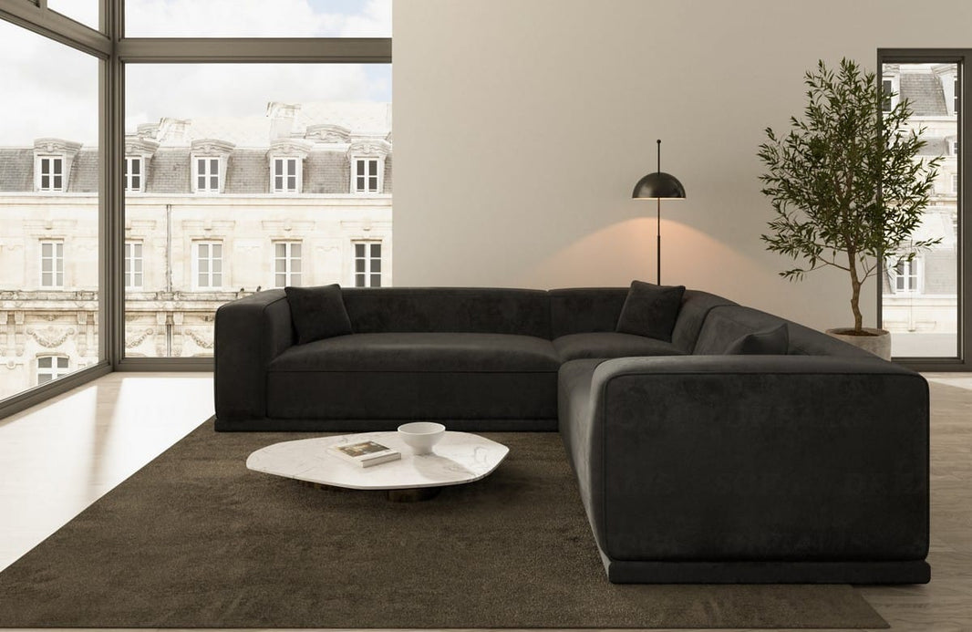 Stoff Ecksofa Merida L-Form