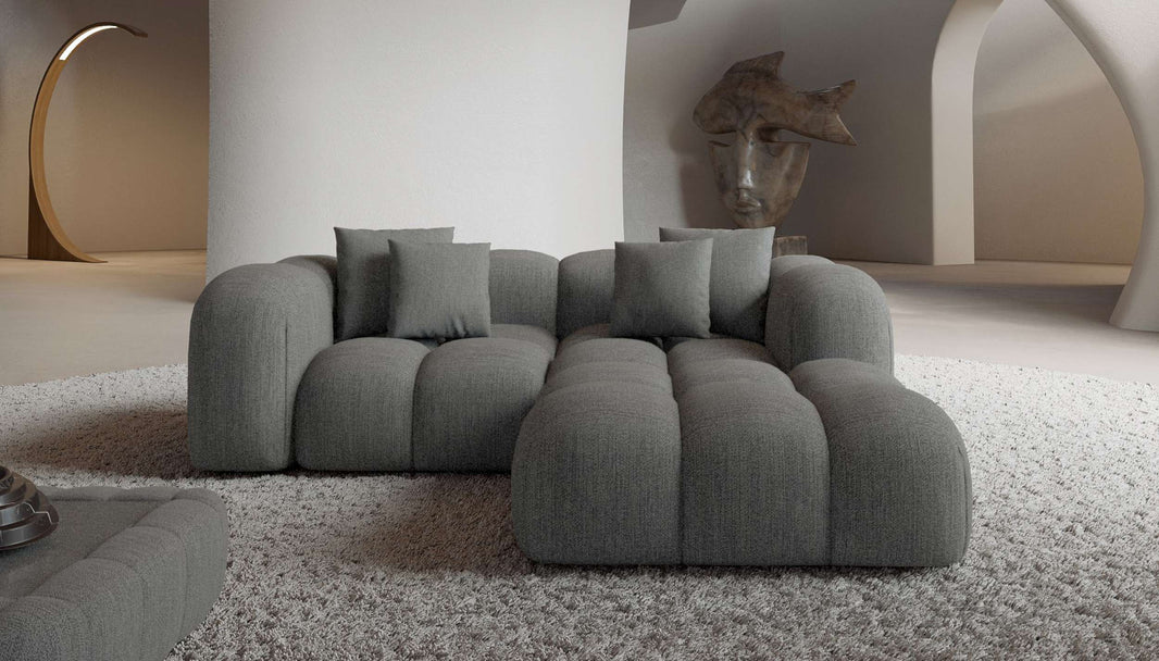 Mini Stoff Ecksofa Formentera L-Form